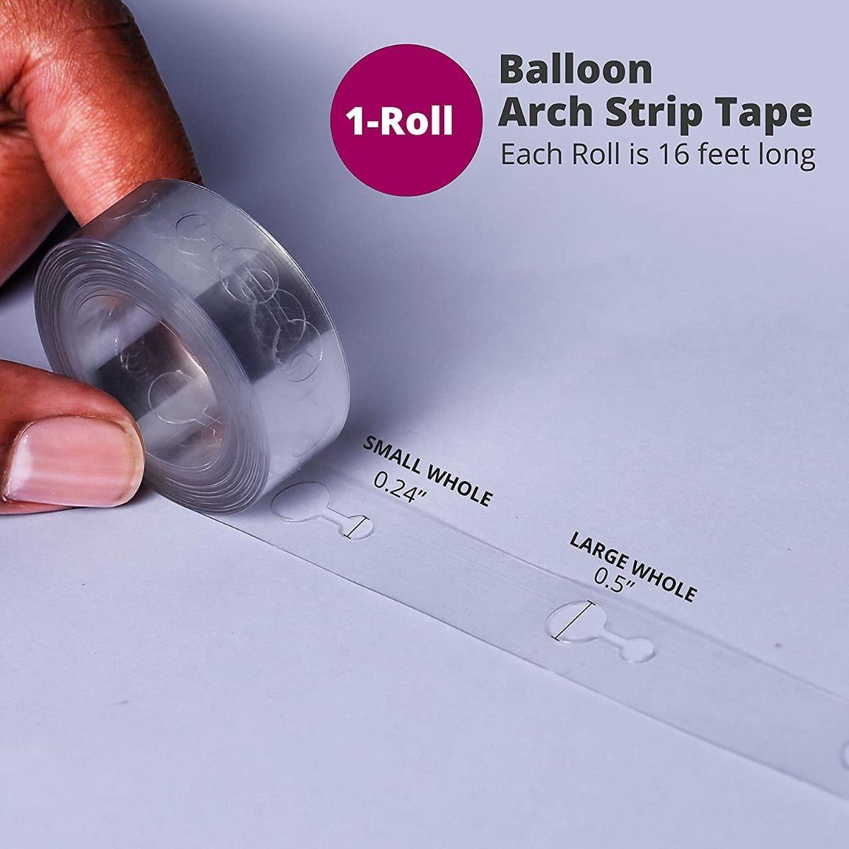 50 Roll Double-Sided Adhesive Dots Transparent Removable Balloon