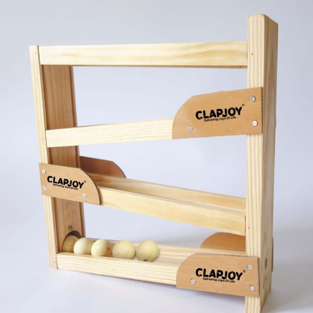 Clapjoy Wooden Ball Tracker Board Game For Kids Of Age 1 Years And Above