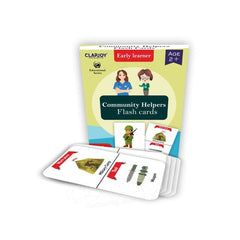 Clapjoy Community Helpers Flash Card For Kids Of Age 2 Years And Above