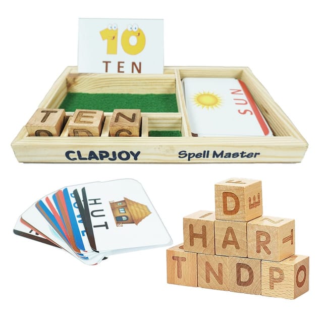 Clapjoy Spell Master Flashcards For Kids Of Age 2 Years And Above