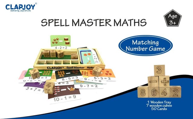 Clapjoy Maths Master Puzzle For Kids Of Age 2 Years And Above