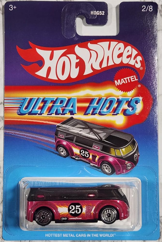 Hot Wheels Ultra Hots Retro 2025 Edition 1:64 Scale Volkswagen T1 GTR Die-Cast Vehicles With Full Front & Rear Decoration VUM Parts For Ages 3+