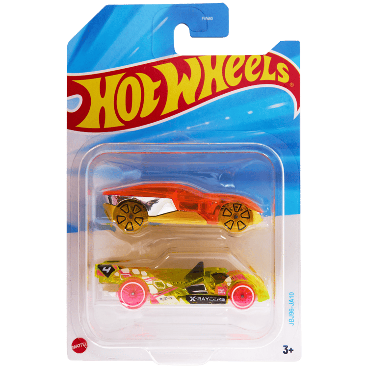 Hot Wheels Set of 2 Vehicles Toy in 1:64 Scale for Kids & Collectors Styles & Design May Vary