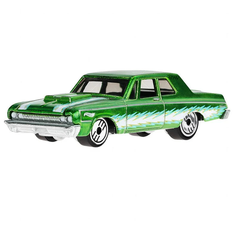 Hot Wheels Ultra Hots Retro 2024 Edition 1:64 Scale 64 Dodge 330 Die-Cast Vehicles with Full Front & Rear Decoration VUM Parts for Ages 3+