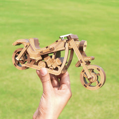 Mittimate DIY 3D Trailblazer Bike Model Kit for Kids Age 8+ Year | 89 Wooden Pieces I Fun & Educational Model Building Kit I Best Birthday Gift for Kids
