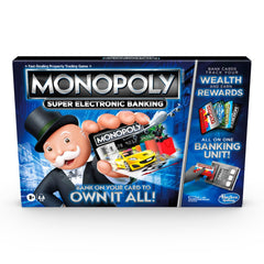 Monopoly Super Electronic Banking Board Game for Ages 8 and Up