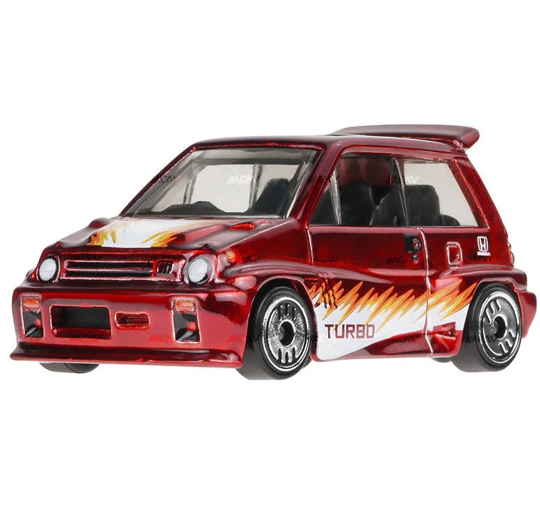 Hot Wheels Ultra Hots Retro 2024 Edition 1:64 Scale 85 Honda City Turbo 2 Die-Cast Vehicles with Full Front & Rear Decoration VUM Parts for Ages 3+