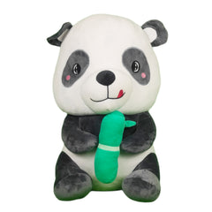 Play Hour Giant Bamboo Panda Plush Soft Toy for Ages 3 Years and Up - Grey, 55cm