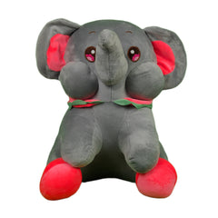 Play Hour Jumbo The Elephant Plush Soft Toy for Ages 3 Years and Up - Grey, 55cm