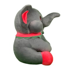 Play Hour Jumbo The Elephant Plush Soft Toy for Ages 3 Years and Up - Grey, 55cm