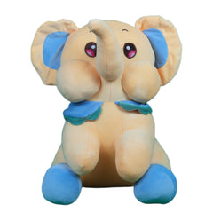 Play Hour Jumbo The Elephant Plush Soft Toy for Ages 3 Years and Up - Yellow, 55cm