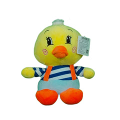 Play Hour Duckie The Duck Plush Soft Toy with Blue Dress for Ages 3 Years and Up, 25cm