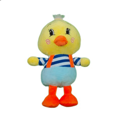 Play Hour Duckie The Duck Plush Soft Toy with Blue Dress for Ages 3 Years and Up, 25cm