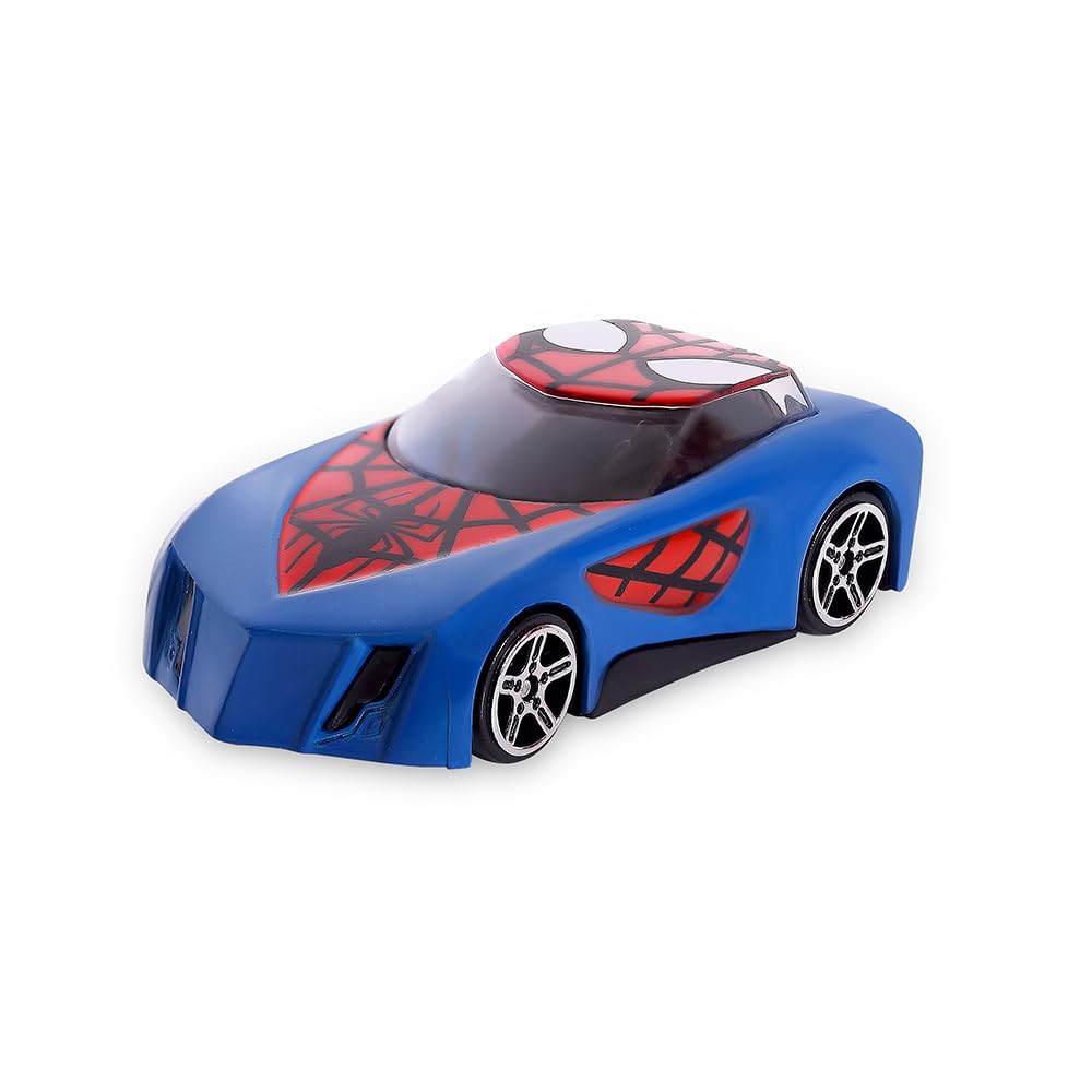 Marvel Go 1:64 Diecast Spiderman Rapid Racer Toy Car for Collection for Ages 3 years and up