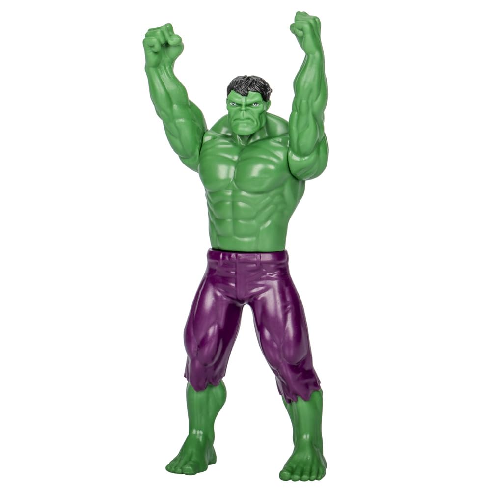 Marvel Hulk Action Figure, 6-Inch, Super Hero Toys and Figures for Kids Ages 4+