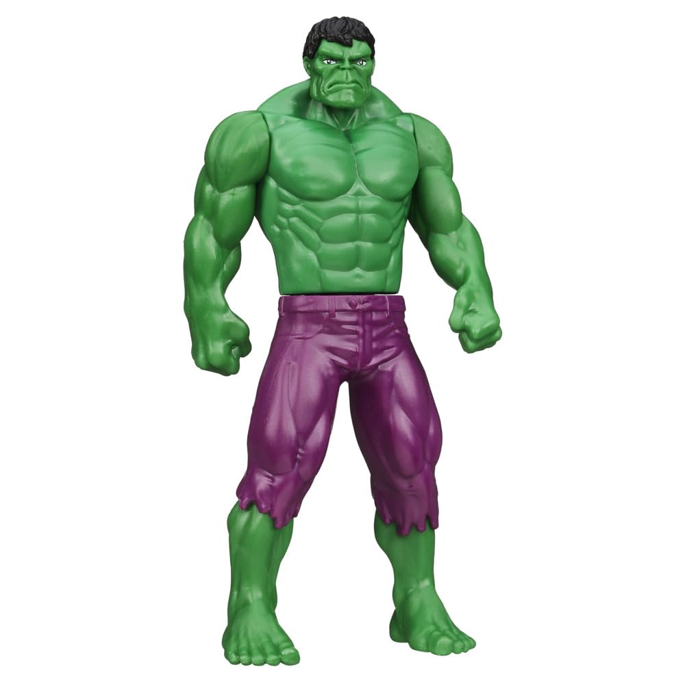 Marvel Hulk Action Figure, 6-Inch, Super Hero Toys and Figures for Kids Ages 4+