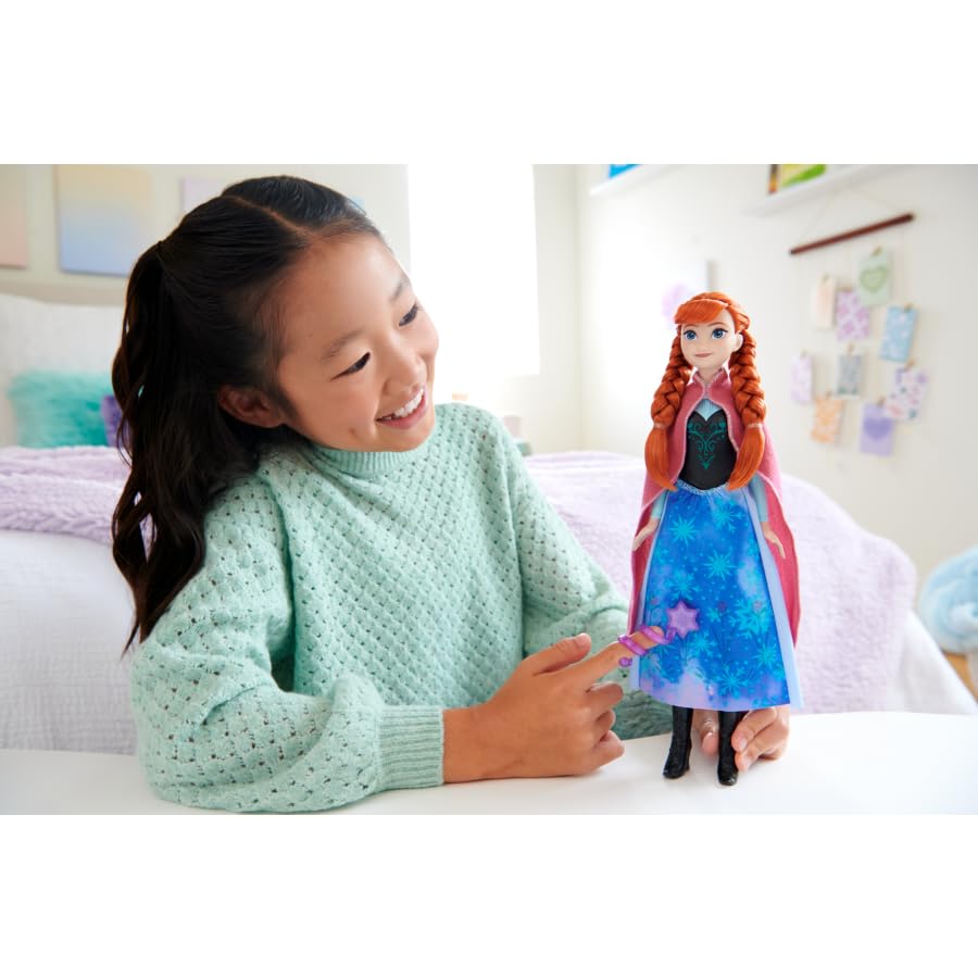 Disney Frozen Anna Magical Color-Change Skirt Fashion Doll, Inspired by Disney Movie, Posable