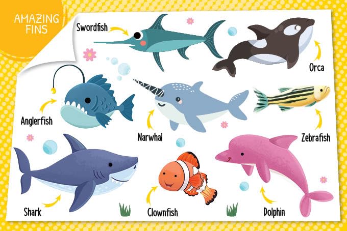 Booktopus My First 100 Things Under The Sea Mini - Early Learning Picture Books for Kids 4+