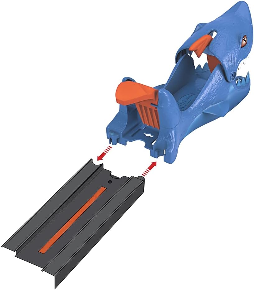 Hot Wheels City Nemesis Shark Launcher Playset For Kids Ages 4 and Up