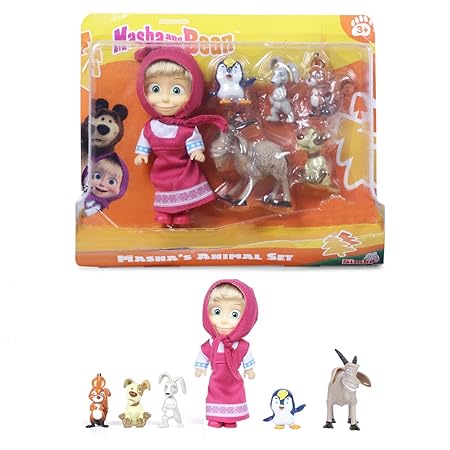 Simba Masha and The Bear Masha`s Animal Set For Ages 3+