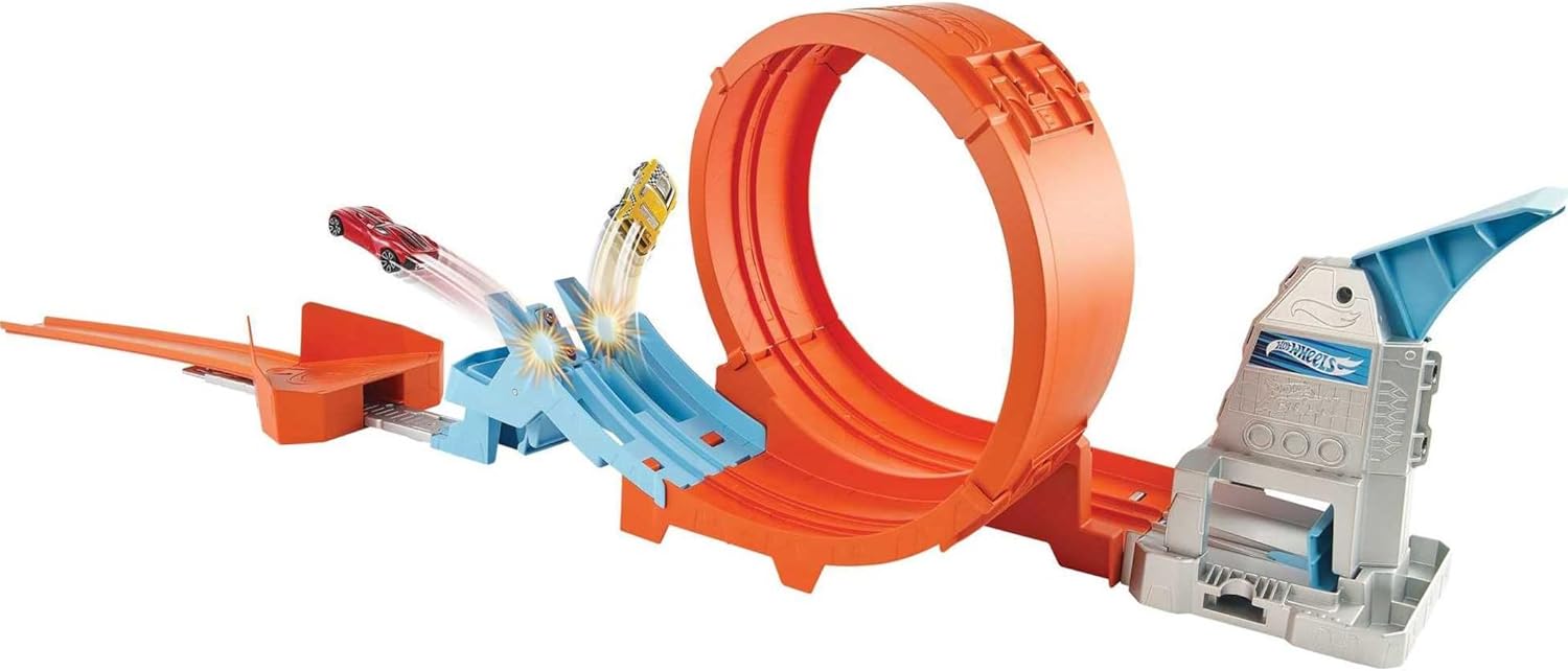 Hot Wheels Loop Stunt Champion Track Set For Kids Ages 4 and Up