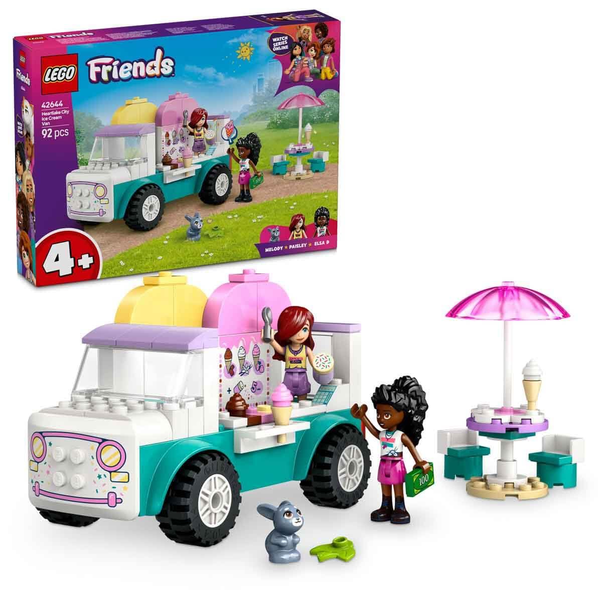 LEGO Friends Heartlake City Ice Cream Truck Building Kit For Ages 4+