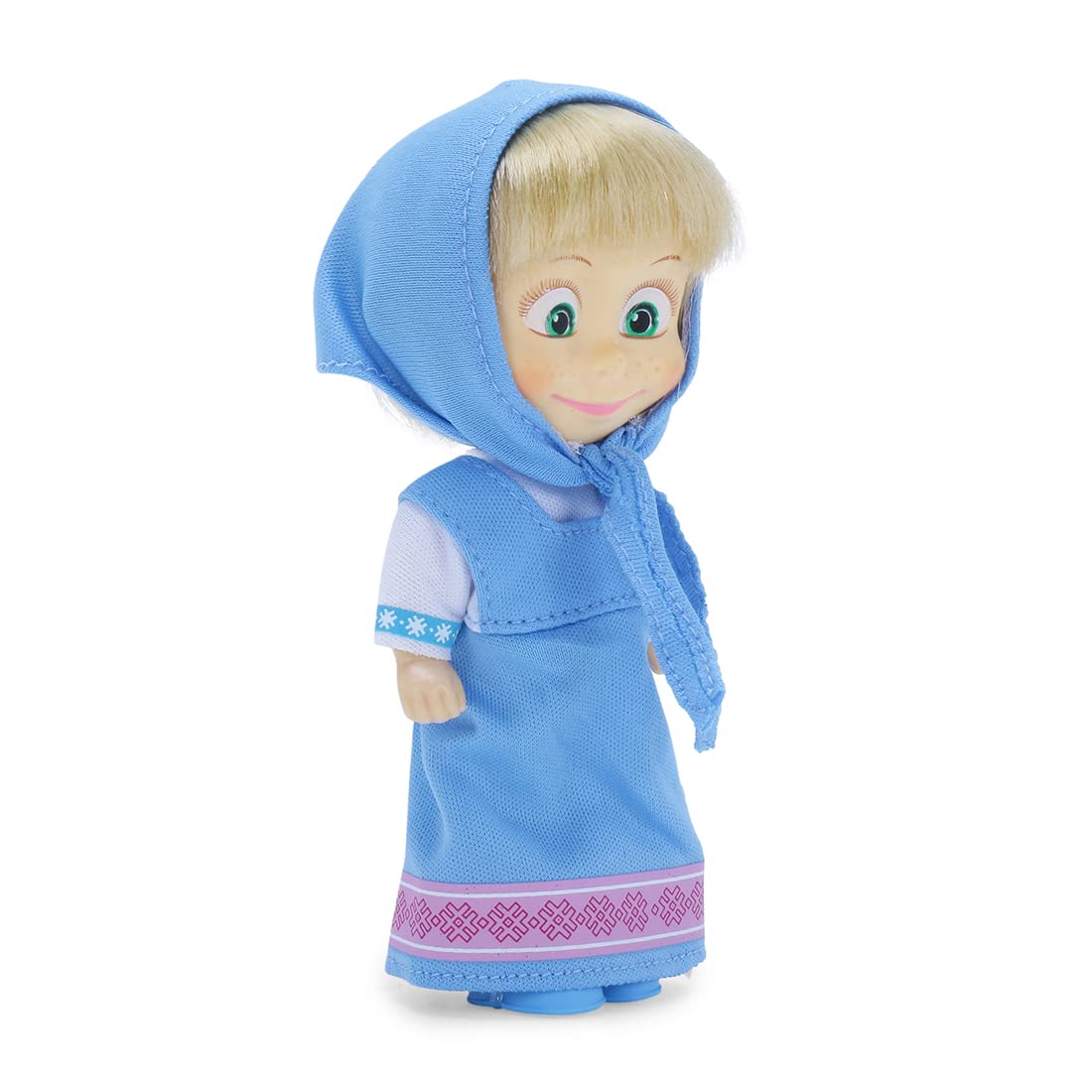 Simba Masha and The Bear 12 Cm Toy Doll With Blue Dress Ideal For Ages 3+