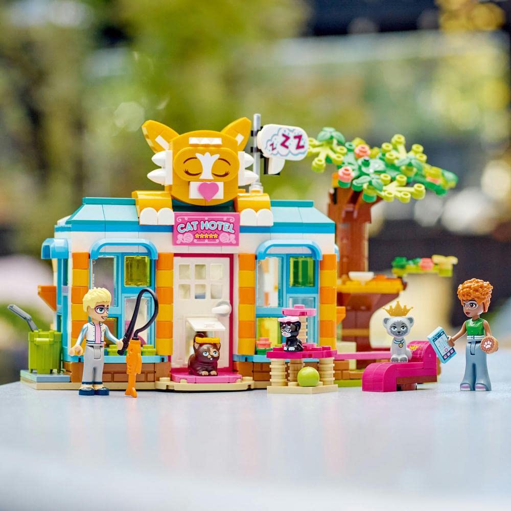 LEGO Friends Cat Hotel Building Kit for Ages 6+