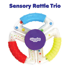 Funskool Giggles Sensory Rattle Perfect for Little Hands, 6 Months+