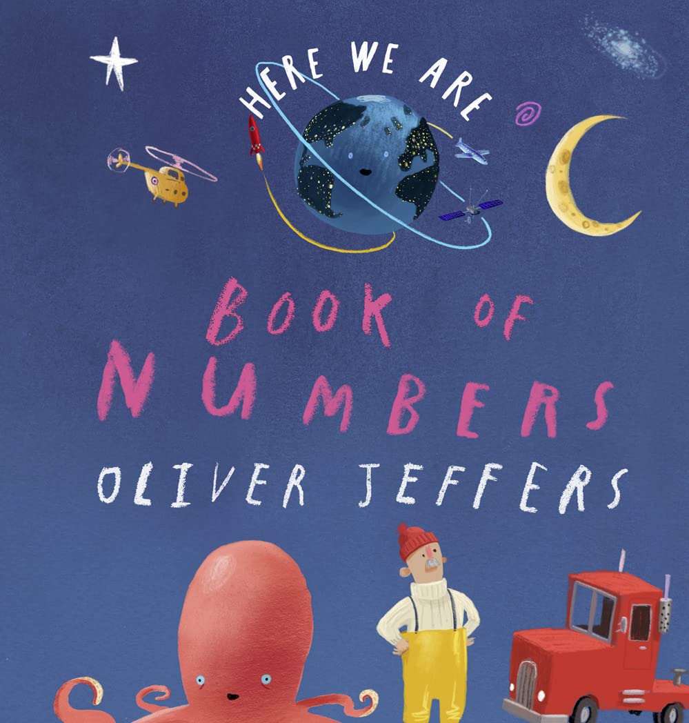 Oliver Jeffers Here We Are: Book Of Numbers Board Book for kids 18 months