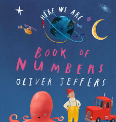 Oliver Jeffers Here We Are: Book Of Numbers Board Book for kids 18 months