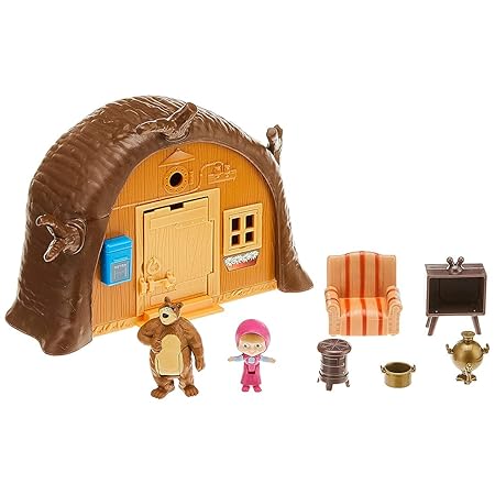 Simba Masha and The Bear Bear`s House Playset For Ages 3+