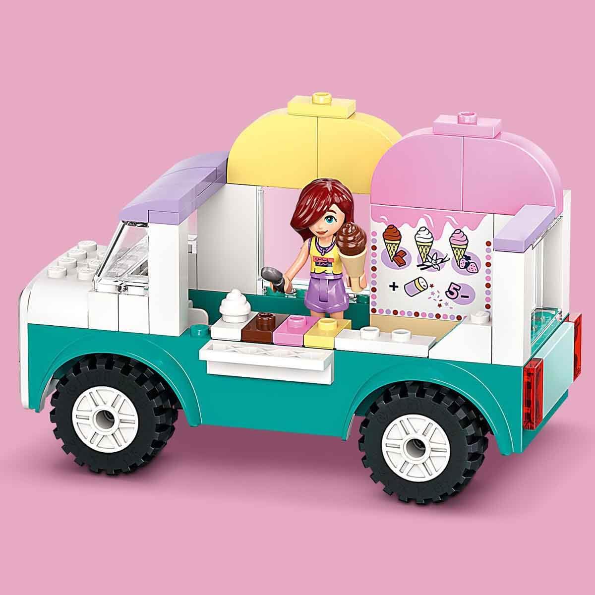 LEGO Friends Heartlake City Ice Cream Truck Building Kit For Ages 4+