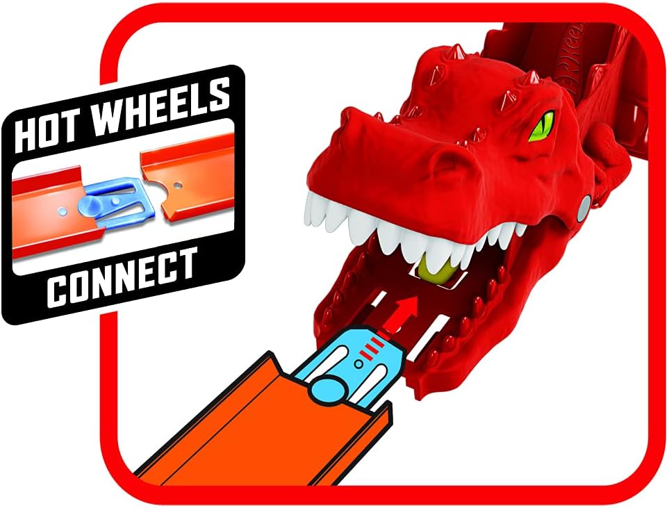 Hot Wheels City Nemesis Dino Launcher Playset For Kids Ages 4 and Up