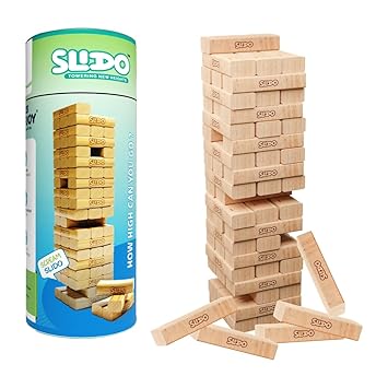 Clapjoy Slido Classic Stacking Game For Kids Ages 5+ Years