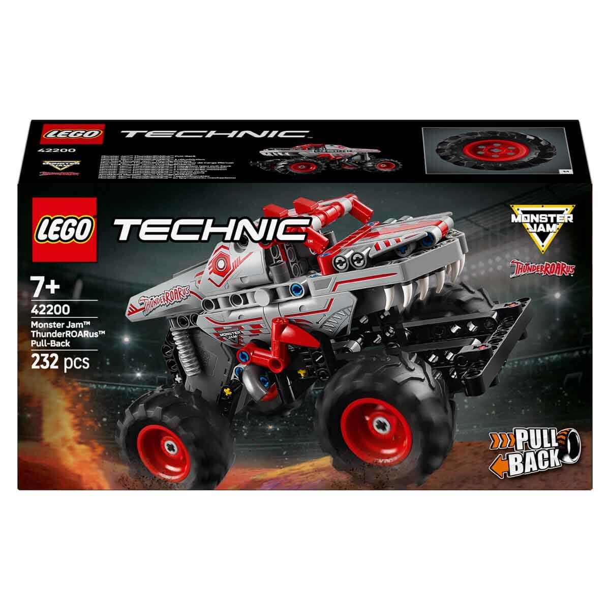 LEGO Technic Monster Jam ThunderROARus Pull-Back Truck Building Kit For Ages 7+