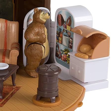 Simba Masha and The Bear Bear`s House Playset For Ages 3+