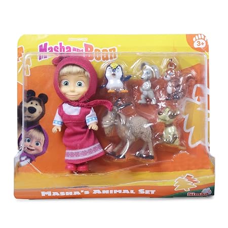 Simba Masha and The Bear Masha`s Animal Set For Ages 3+