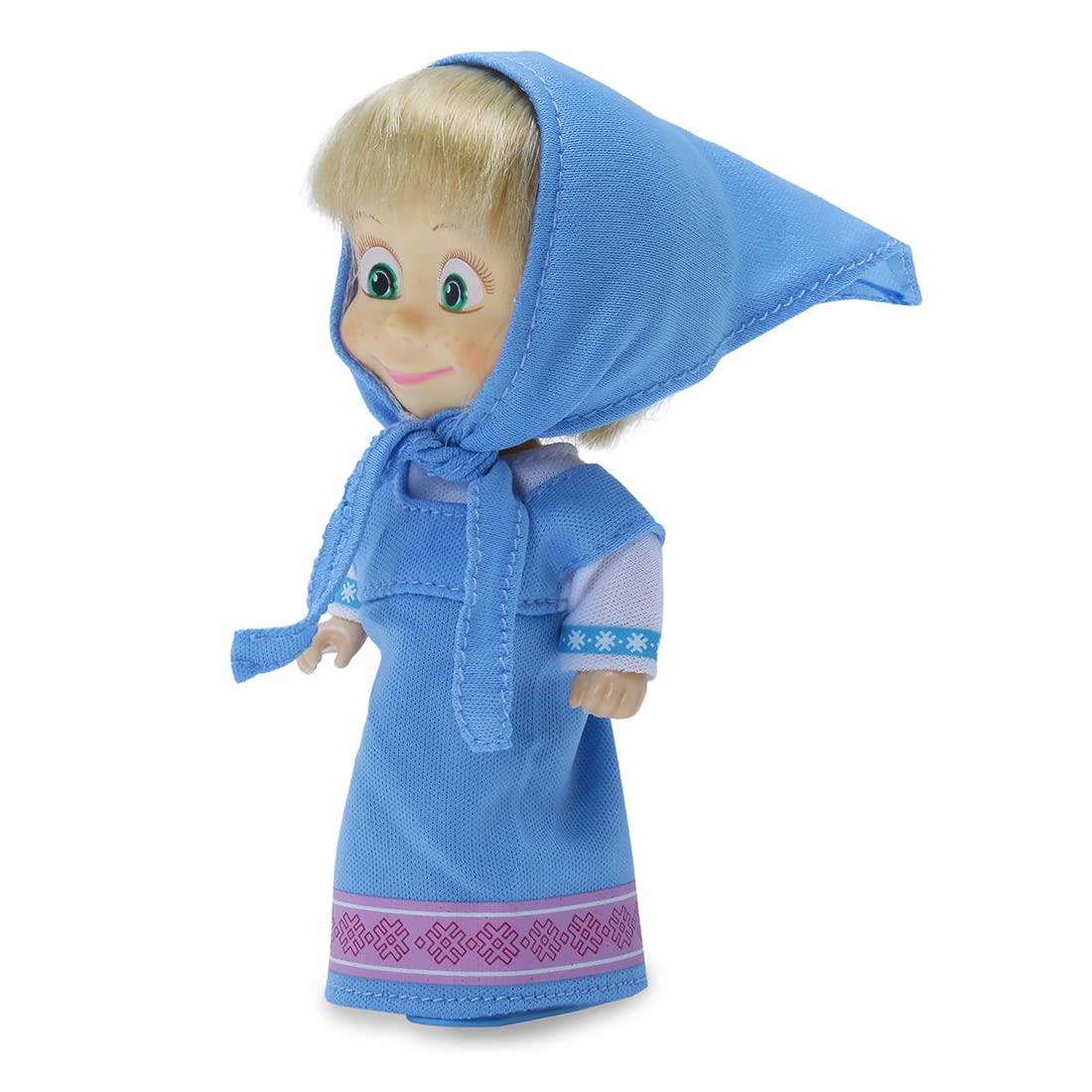 Simba Masha and The Bear 12 Cm Toy Doll With Blue Dress Ideal For Ages 3+