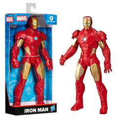 Marvel Mighty Hero Series Iron Man Action Figure, 9.5-Inch Poseable Super Hero Toy for Kids 4