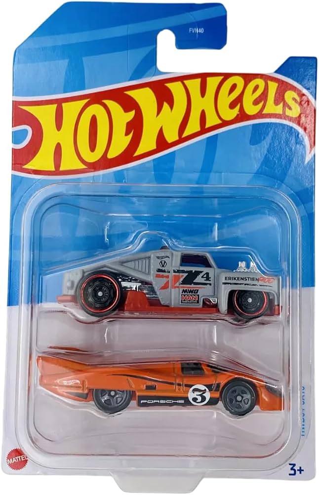 Hot Wheels Set of 2 Vehicles Toy in 1:64 Scale for Kids & Collectors Styles & Design May Vary