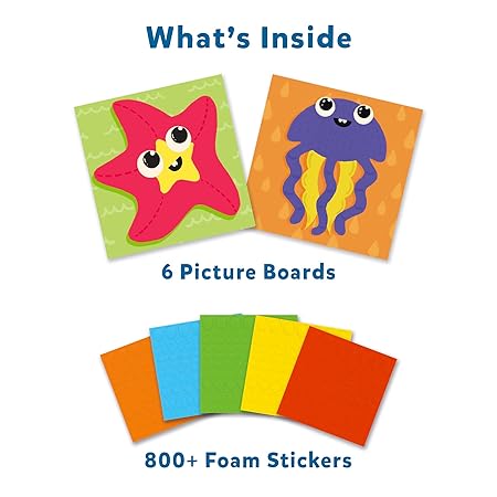 Fun with Foam: Amazing Animals | No Mess Sticker Art (ages 3-7)