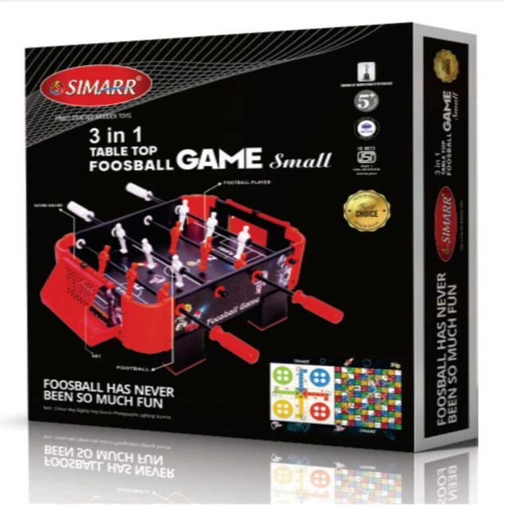 Simarr Table Top Foosball Small For Kids Ages 5 Years and Up