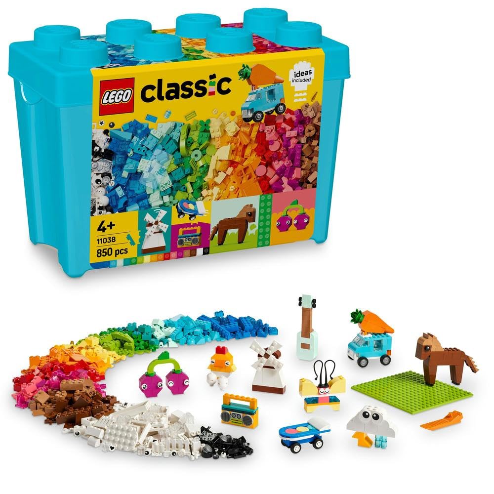 LEGO Classic Vibrant Creative Brick Building Kit For Ages 4+