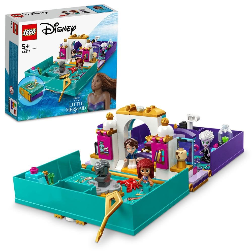 LEGO Disney The Little Mermaid Story Book Building Kit for Ages 5+