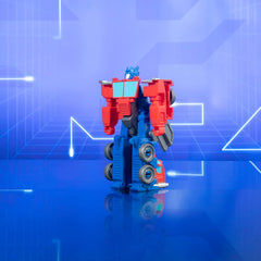 Transformers EarthSpark 1-Step Flip Changer 4 Inch Optimus Prime Action Figure Ages 6 Years and Up