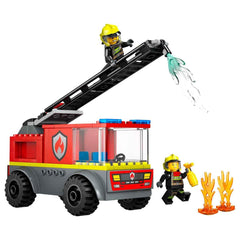 LEGO City Fire Ladder Truck With Firefighter Building Kit For Ages 4+