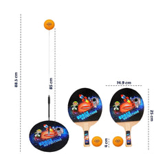 Simarr Space Ping-Pong Table Tennis Trainer Set For Kids Ages 3 Years and Up