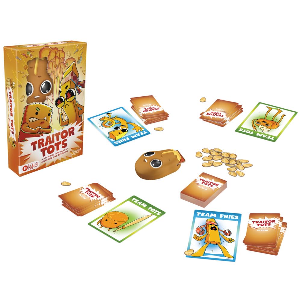 Hasbro Traitor Tots Card Game | Explosive Potato Party Card Game for Families and Adults | Ages 8 and Up