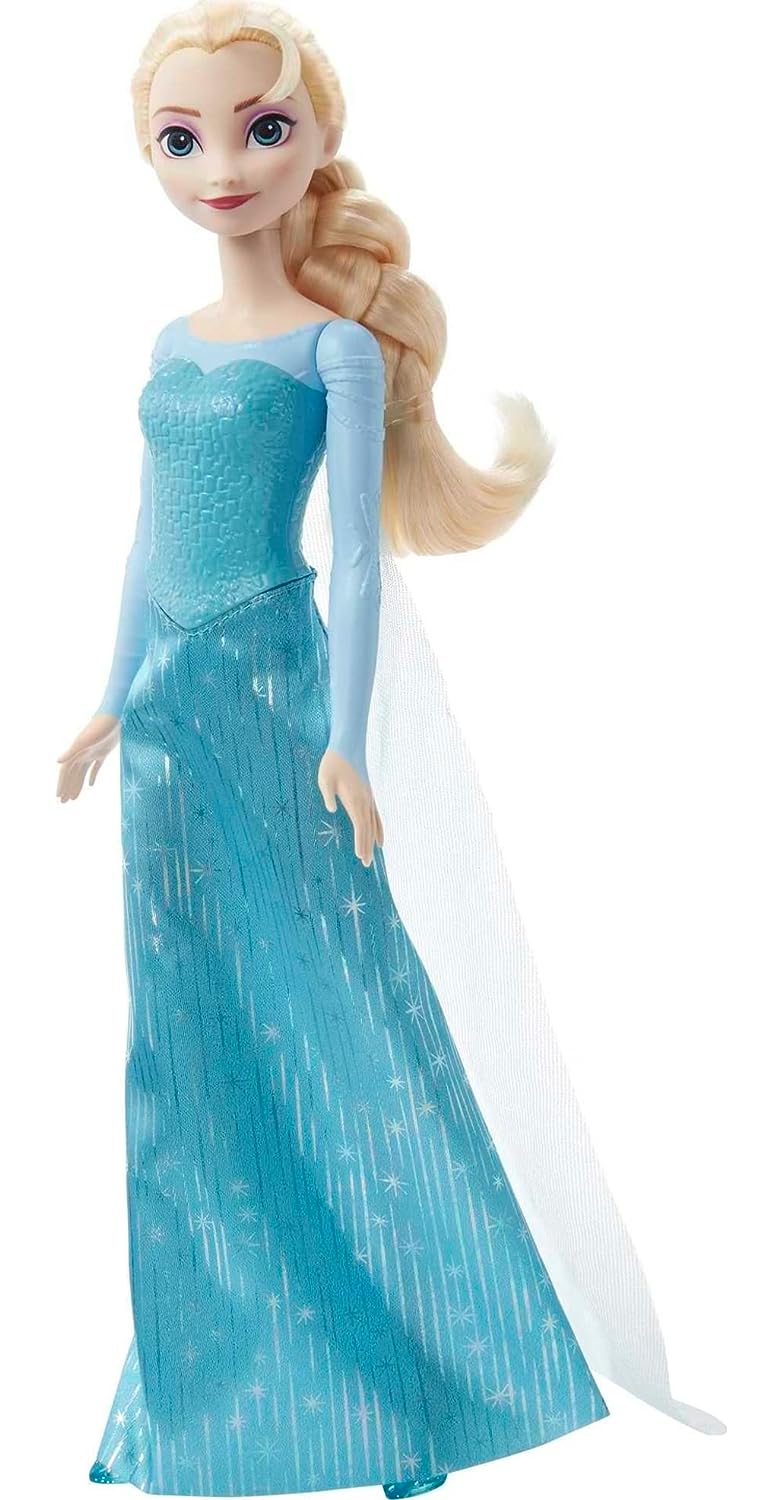 Disney Frozen 2023 Elsa Posable Fashion Doll with Signature Clothing and Accessories Inspired Frozen Movie for Ages 3+ (HLW47)